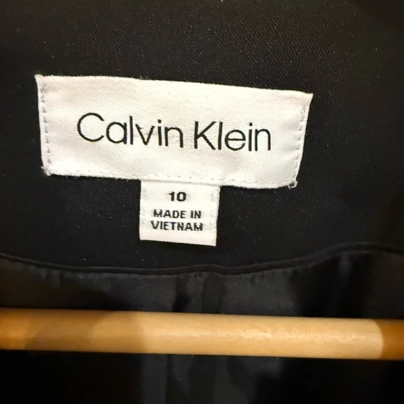 Calvin Klein Womens Black Blazer Size 10 NWOT - Picture 3 of 8